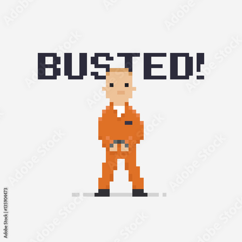 Pixel Art Prisoner