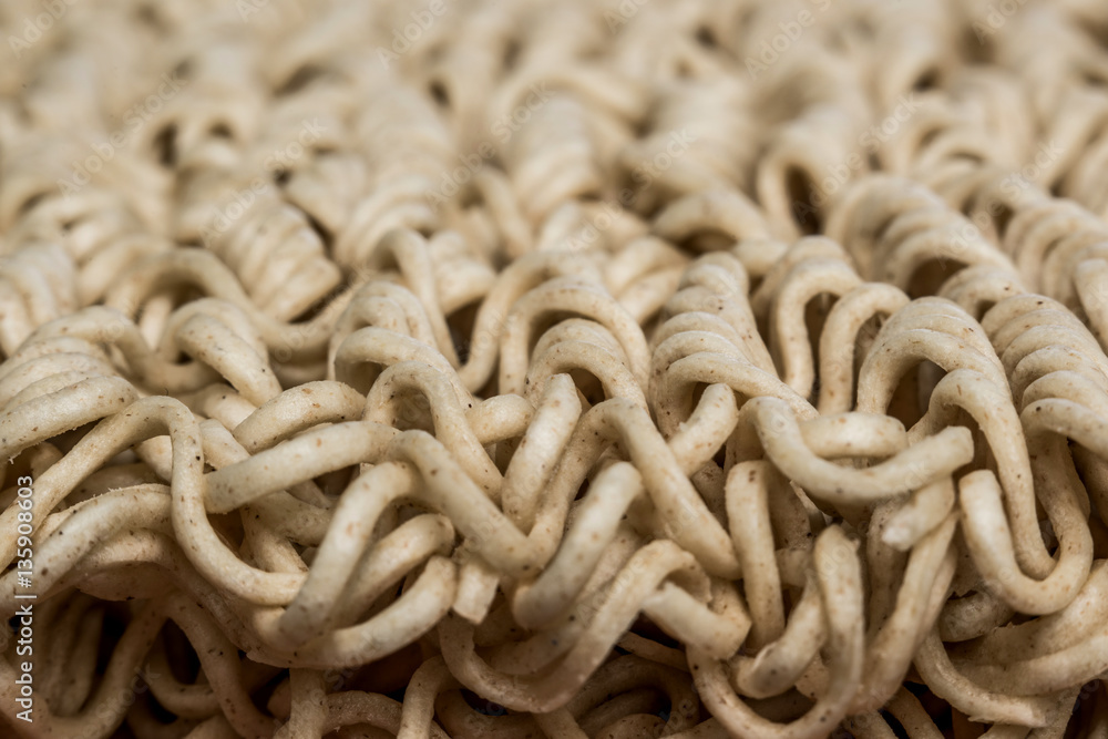 Instant noodles ramen close - food background Instant noodles ramen close - food background