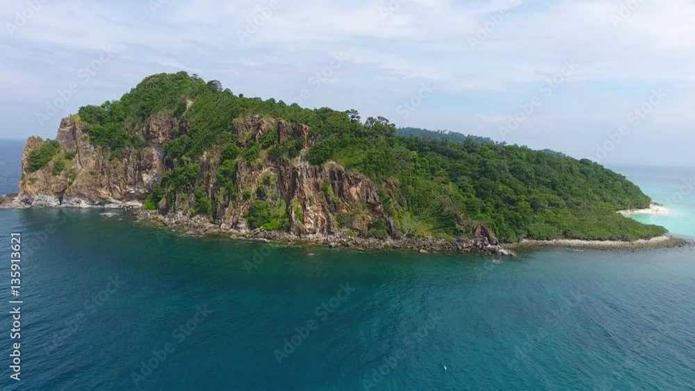 Aerial video of beauty nature landscape with beach, corals and sea on Koh Rok island, Thailand, 4k
Aerial video of beauty nature landscape with beach, corals and sea on Koh Rok island, Thailand, 4k