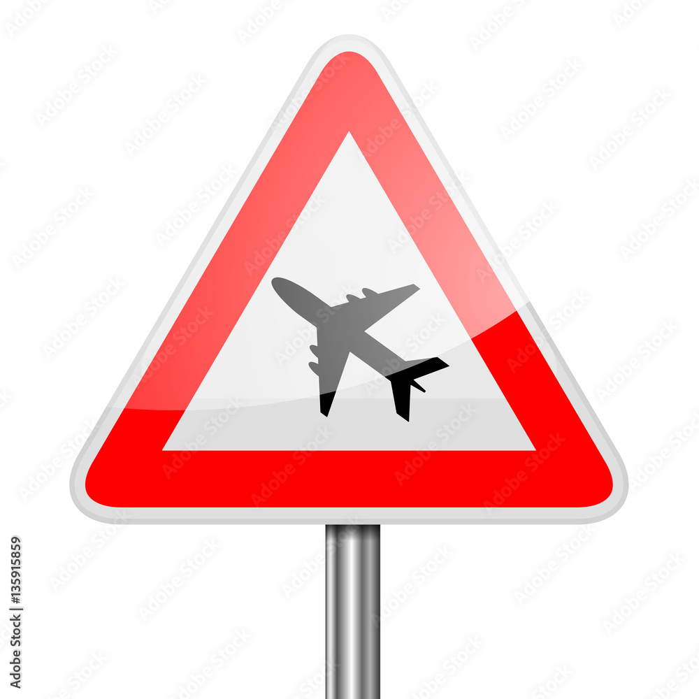 Road Sign Airplane Road Sign Airplane