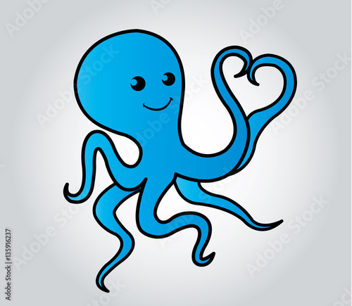 Octopus in love