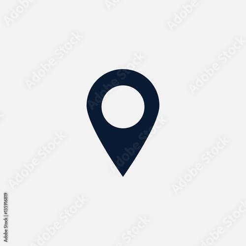 Location icon simple illustration