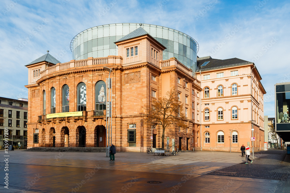 Mainz, Staatstheater. Februar 2017.