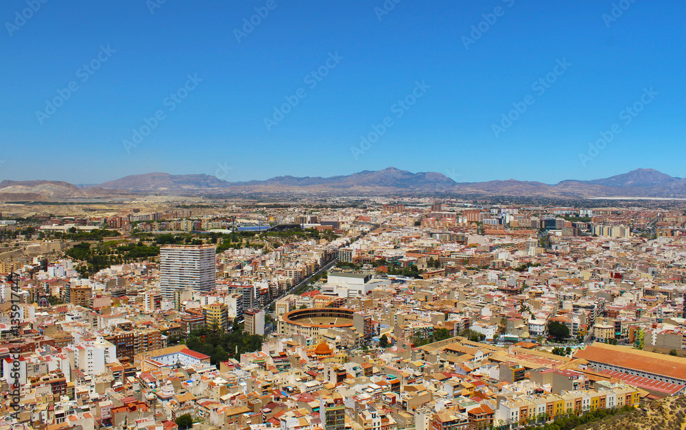 Vista aéra de Alicante