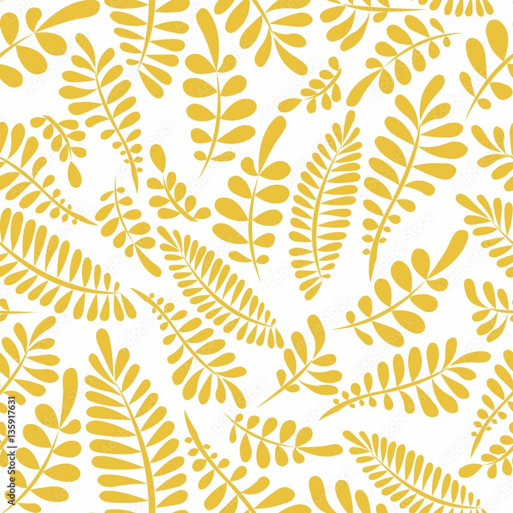 Stylized branches on a white background. Stylized branches on a white background.