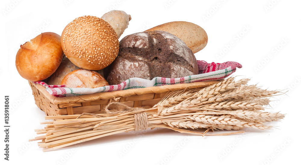 bakery products isolated
