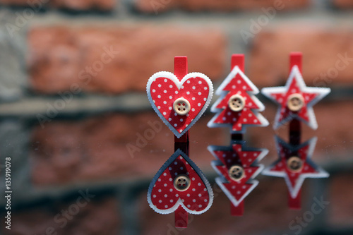 Christmas clothes peg