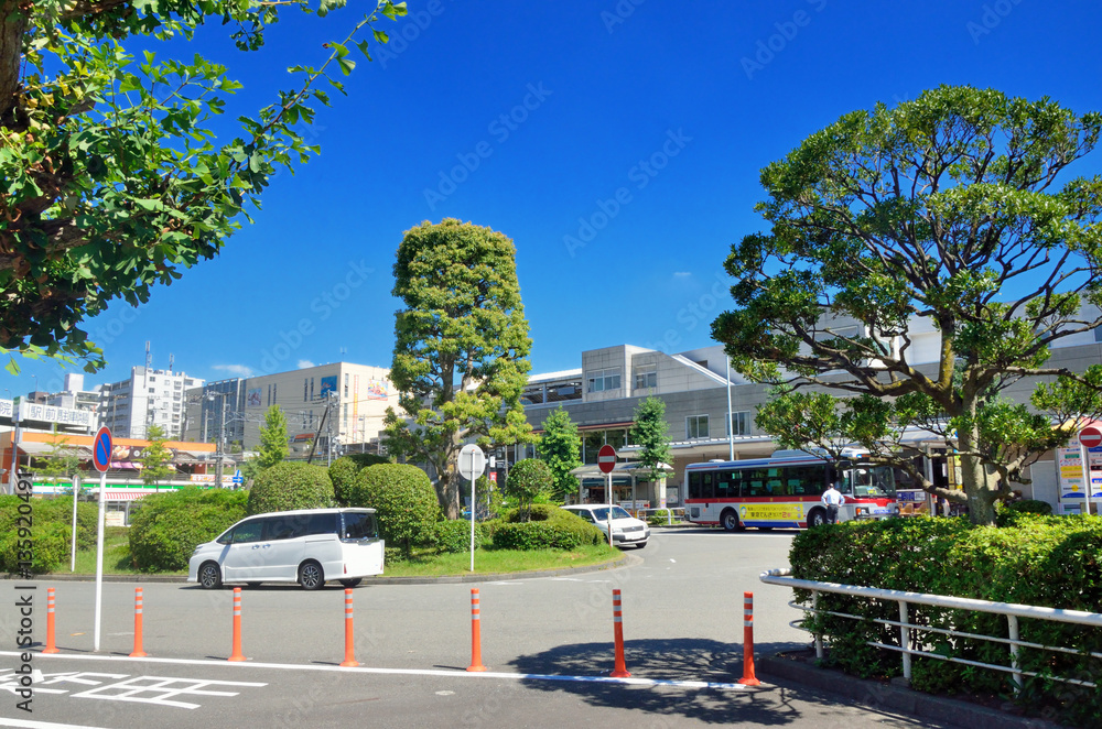 Obraz premium 横浜 東急田園都市線藤ヶ丘駅