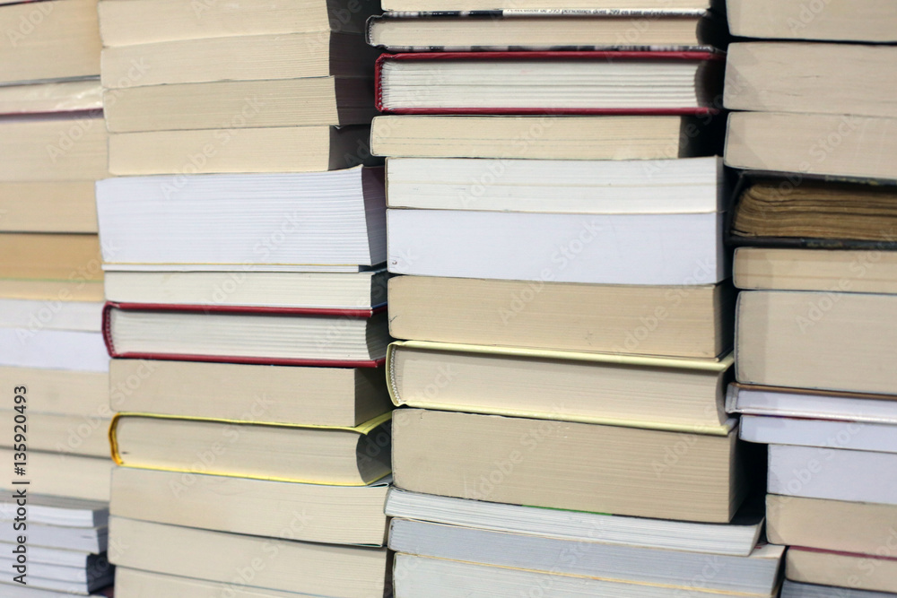 Books texture and background Books texture and background