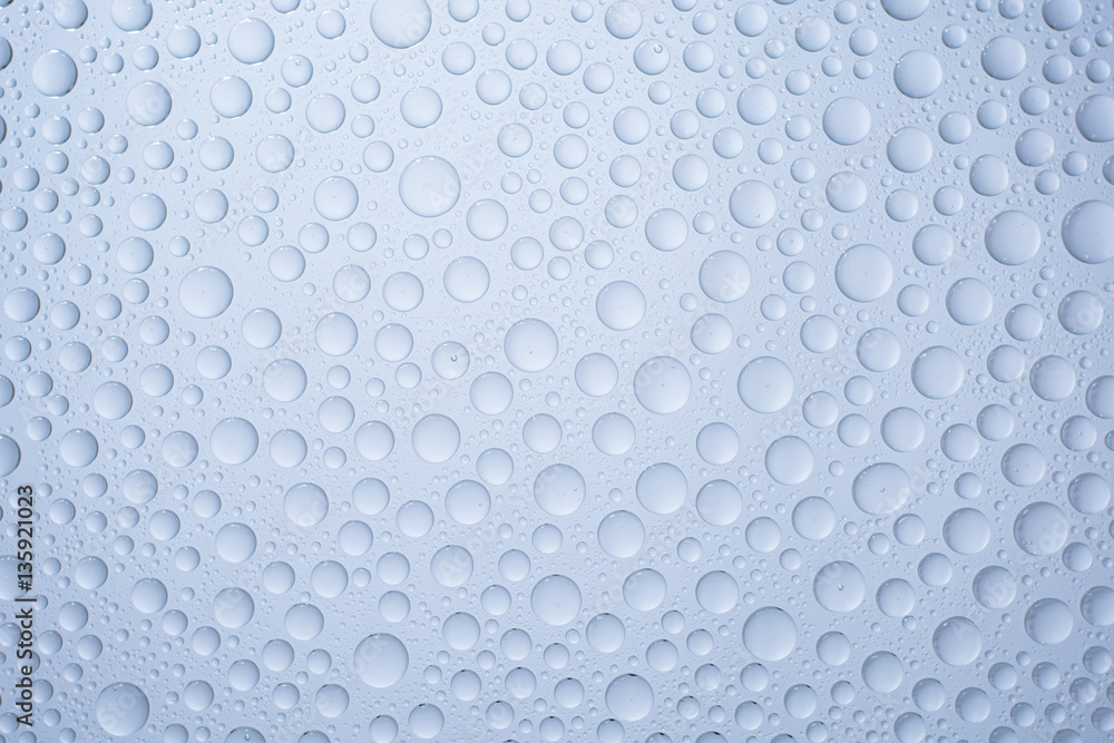 Water drops background. Water drops on glass background