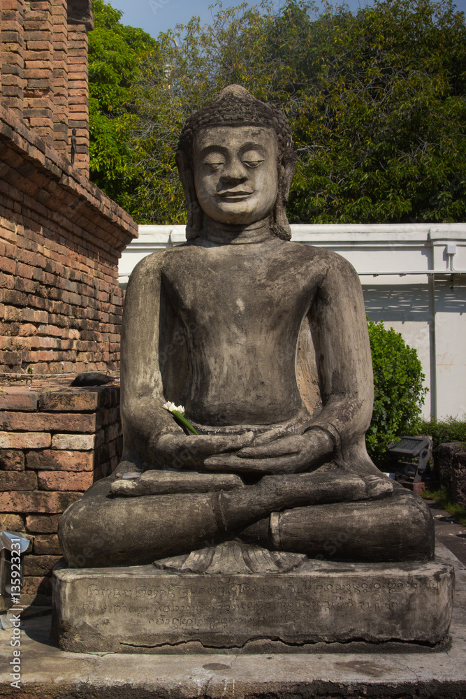 ancient old buddha in thailand ancient old buddha in thailand