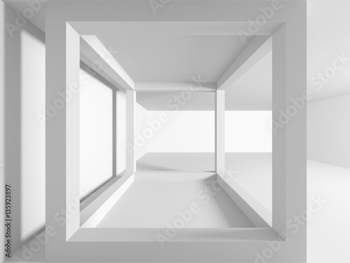 Abstract Modern Architecture Interior Background