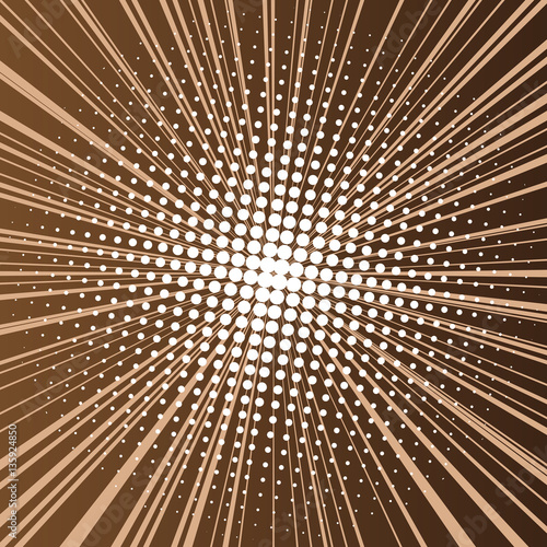 Creative pop art style background template.