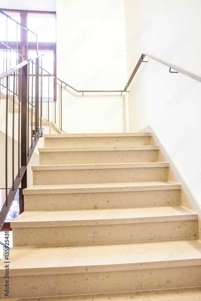 staircase in an building staircase in an building