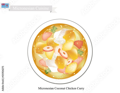 Coconut Chicken Curry, The Popular Dish of Micronesia