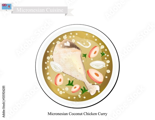 Coconut Chicken Curry, The Popular Dish of Micronesia