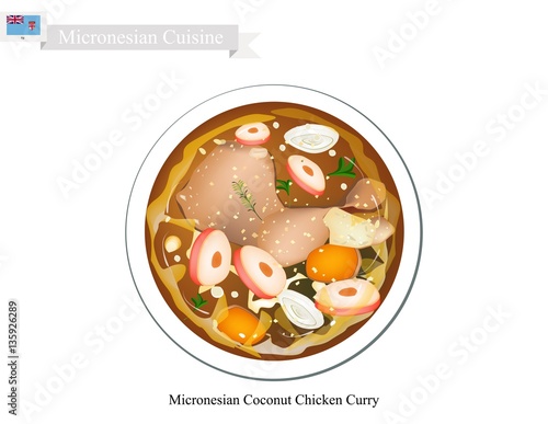 Coconut Chicken Curry, The Popular Dish of Micronesia