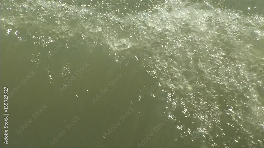 Whitewater surface in slow motion Whitewater surface in slow motion