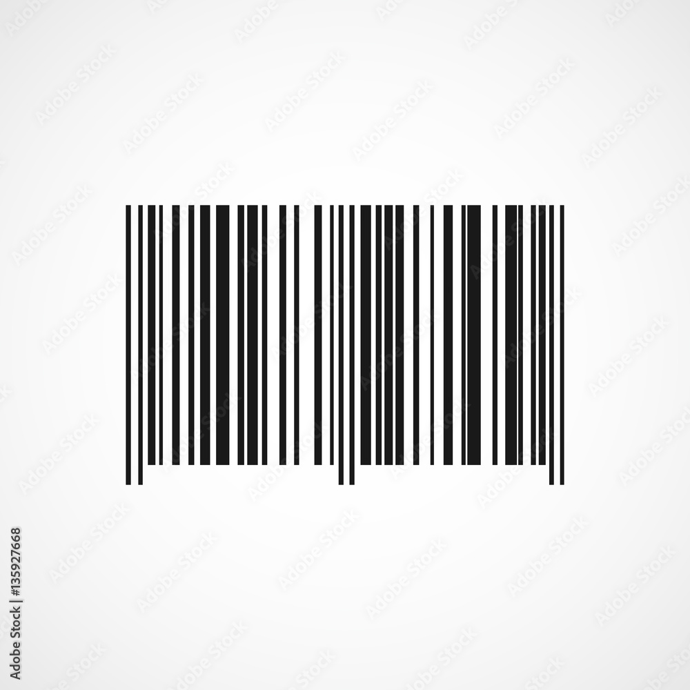 Barcode icon. Vector illustration. Barcode icon. Vector illustration.