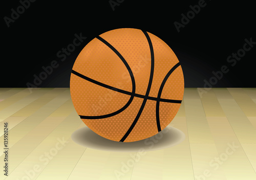 Basketball ball vector