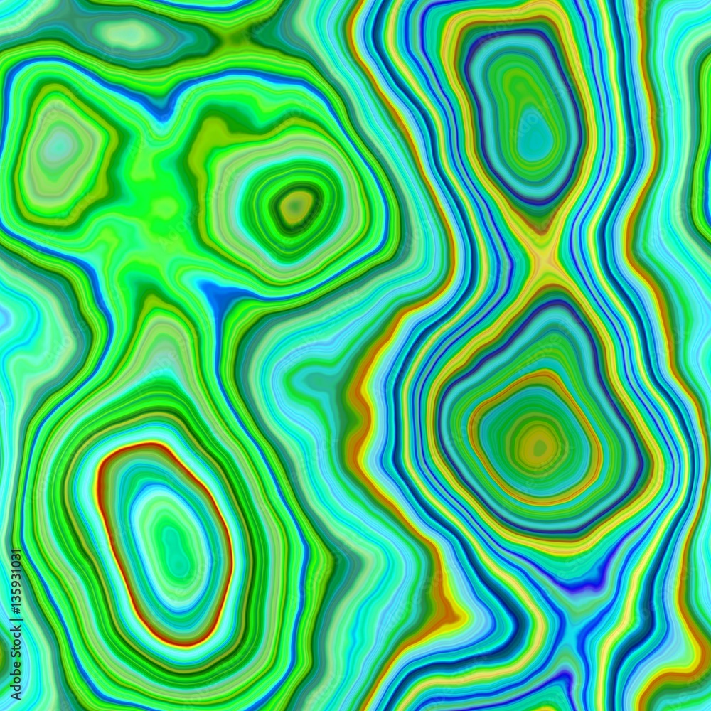 marble agate stony seamless pattern texture background - vibrant blue, green, cyan and yellow color