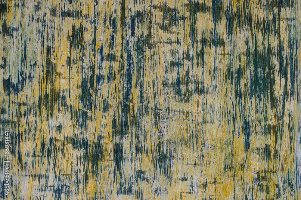 Obraz premium Vertical yellow-blue texture handmade.