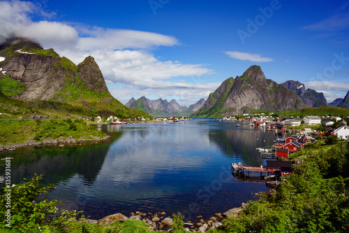 Lofoten archipelago islands Norway