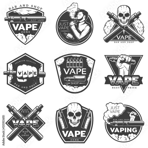 Vintage Vape Labels