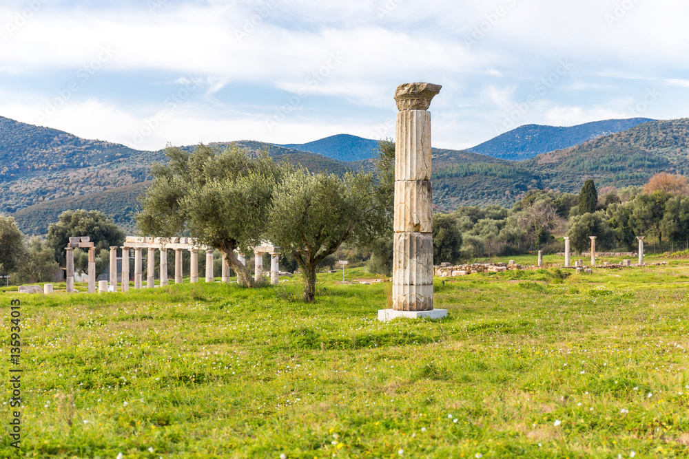 ruins of ancient city of Messena, Peloponnese