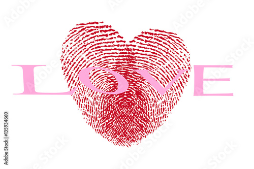 full color abstract background with heart concept.