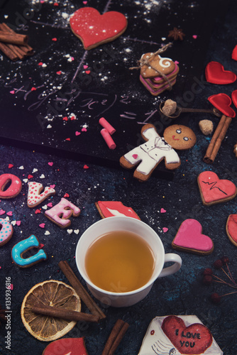 Lips and hearts