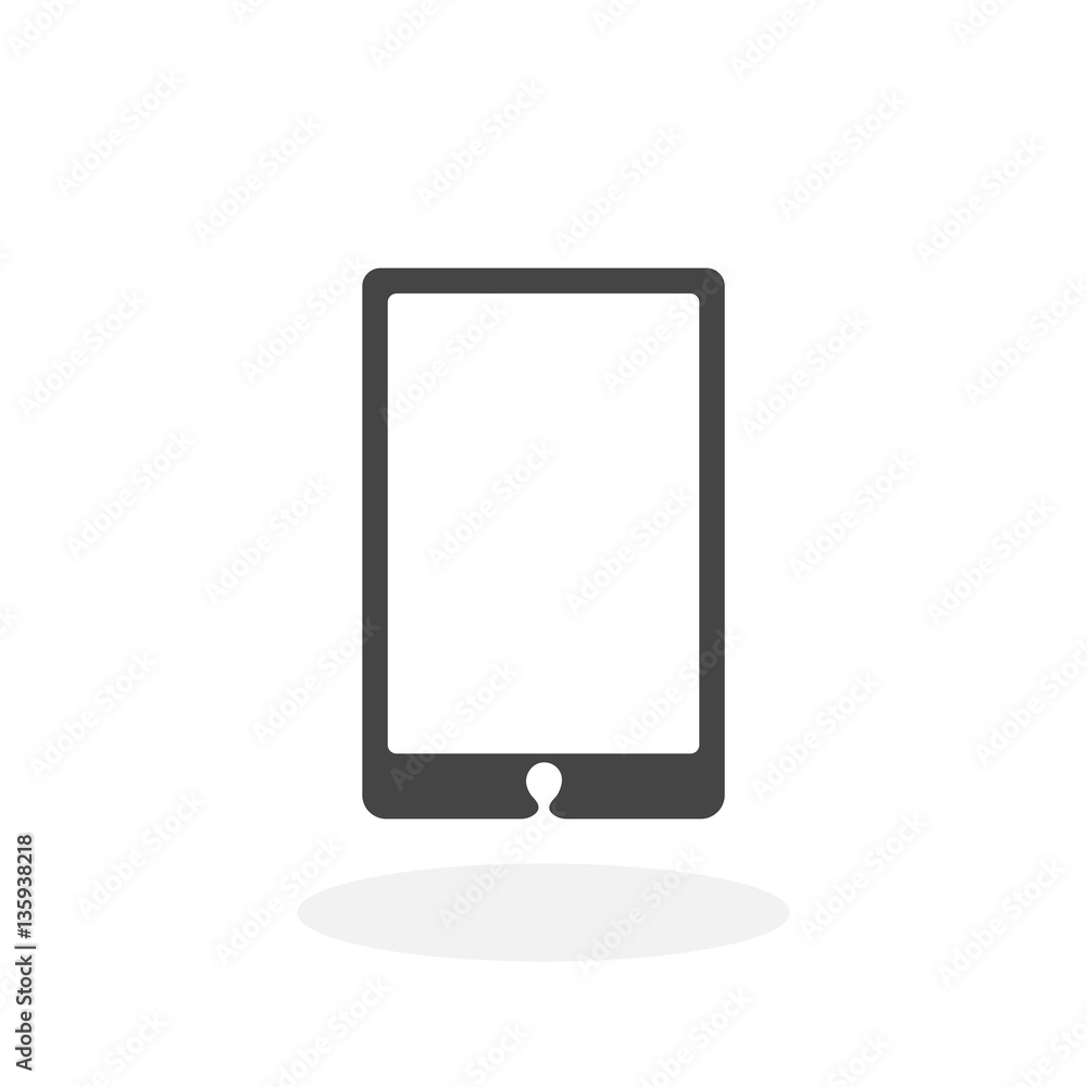 Smartphone Icon. Vector logo on white background Smartphone Icon. Vector logo on white background