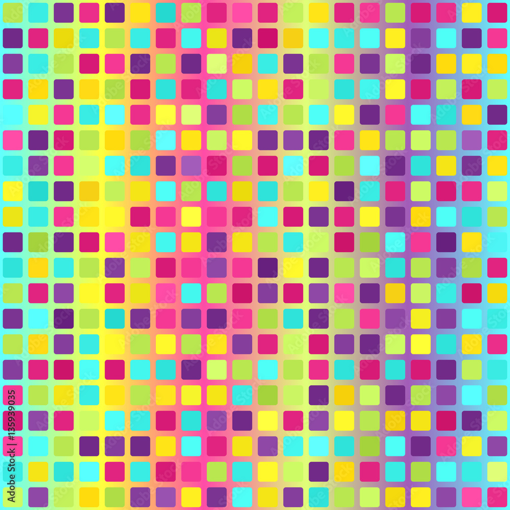Square background. Seamless vector pattern