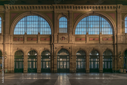 Obraz na plátně Entrance of the central train station in Zurich