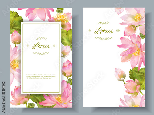 Lotus flower banners