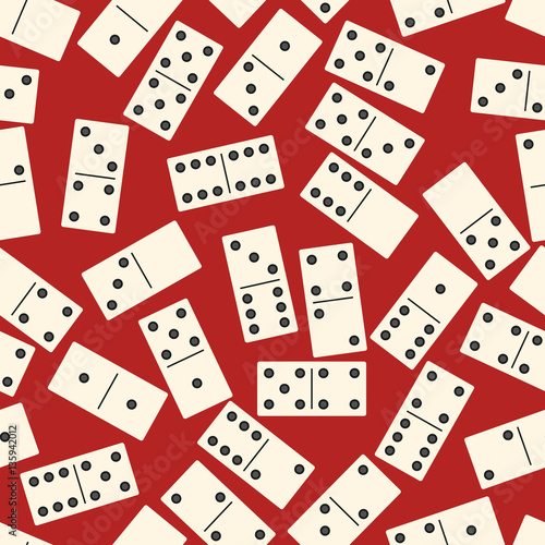 seamless background with dominoes. vector.