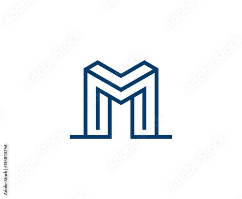 M logo letter