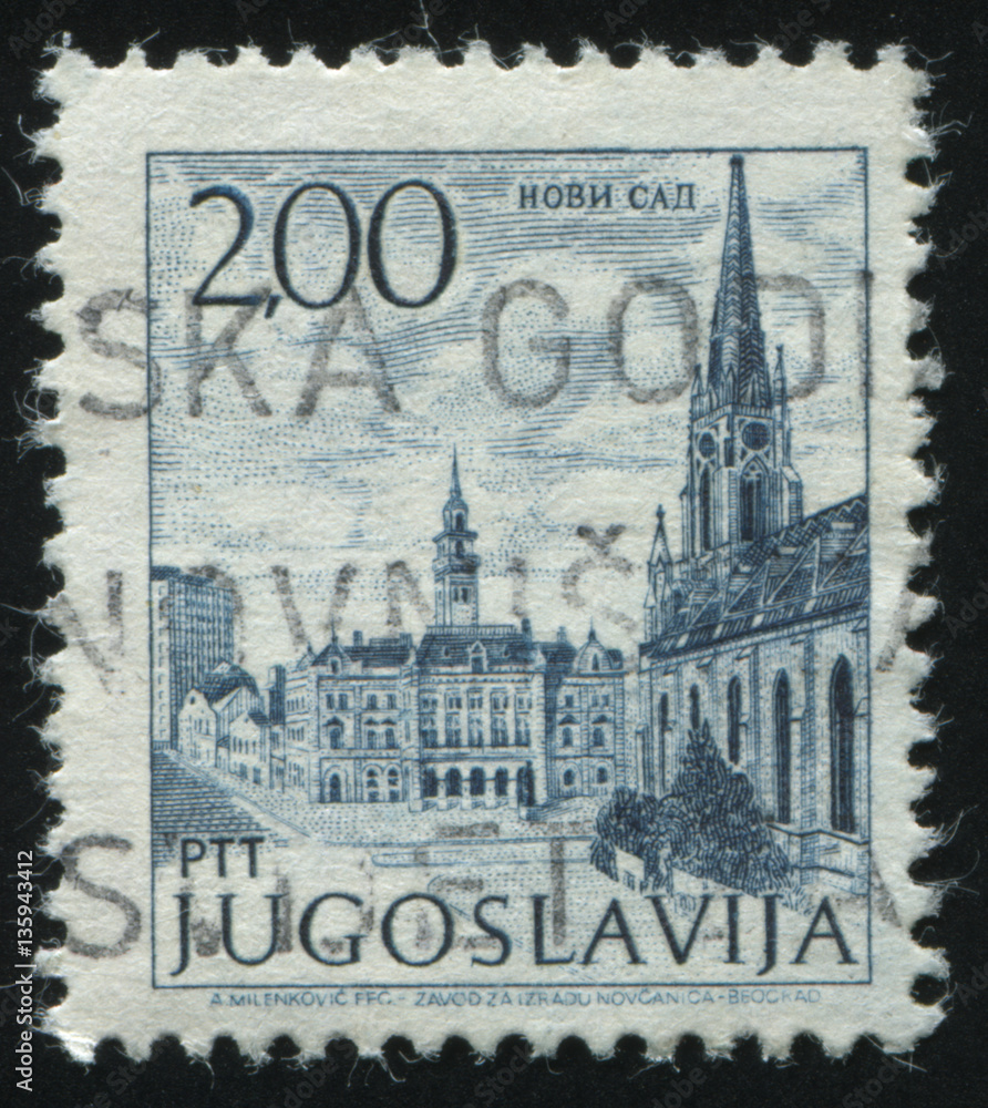 Obraz premium city hall square