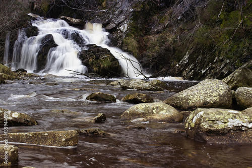 Rhiwargor Waterfall  in North Wales UK with a long exposure