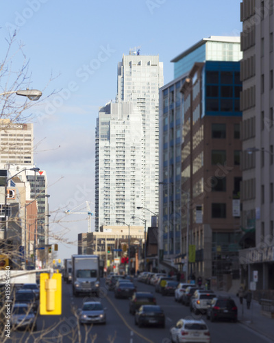 Canvas Print toronto urban life