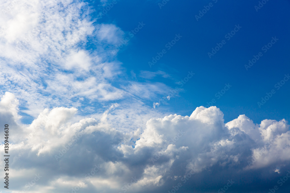 Obraz premium 青空と雲