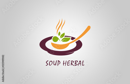 soup herbal nature logo