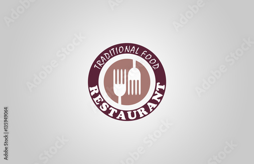 traditional food restaurant logo
