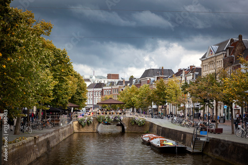 Bild auf Leinwand Leeuwarden Town Netherland