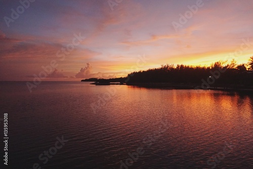 Spektakul  rer Sonnenuntergang auf den Florida Keys