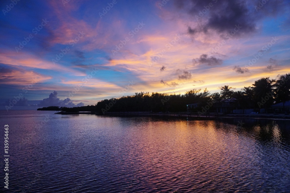 Spektakulärer Sonnenuntergang auf den Florida Keys