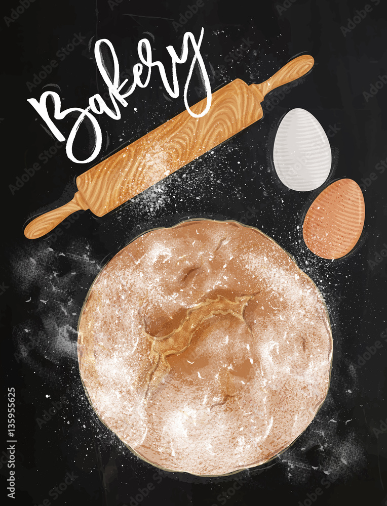 Poster bakery chalk Poster bakery chalk