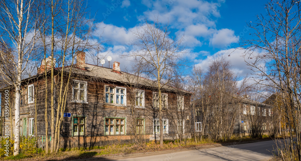 Old weathered wooden house in north of Russia Old weathered wooden house in north of Russia