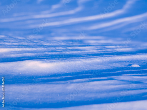 Abstract snow background with ripples