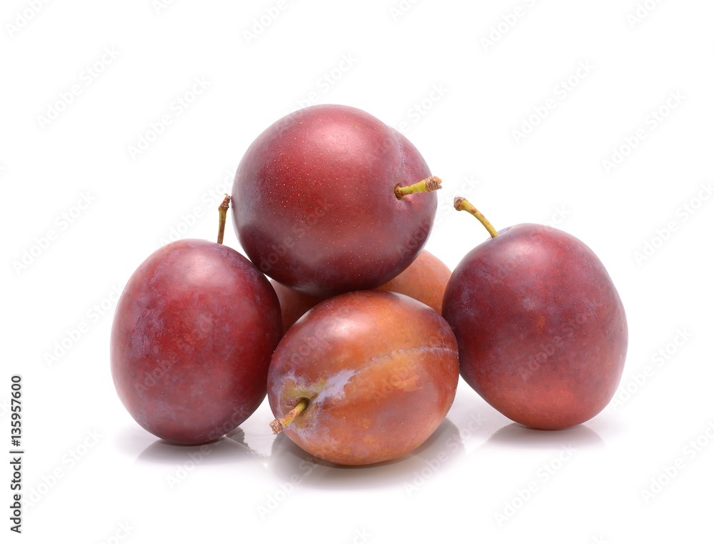Fototapeta premium Red plum fruit